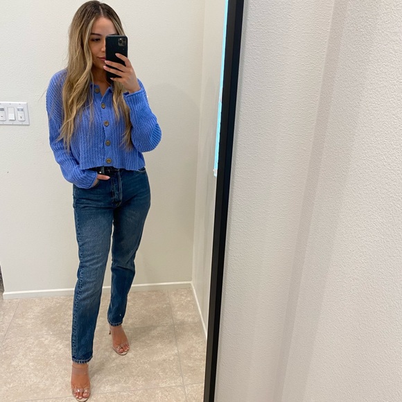 UO Simona Ribbed Cardigan XS (Sold out Color) - Picture 4 of 14